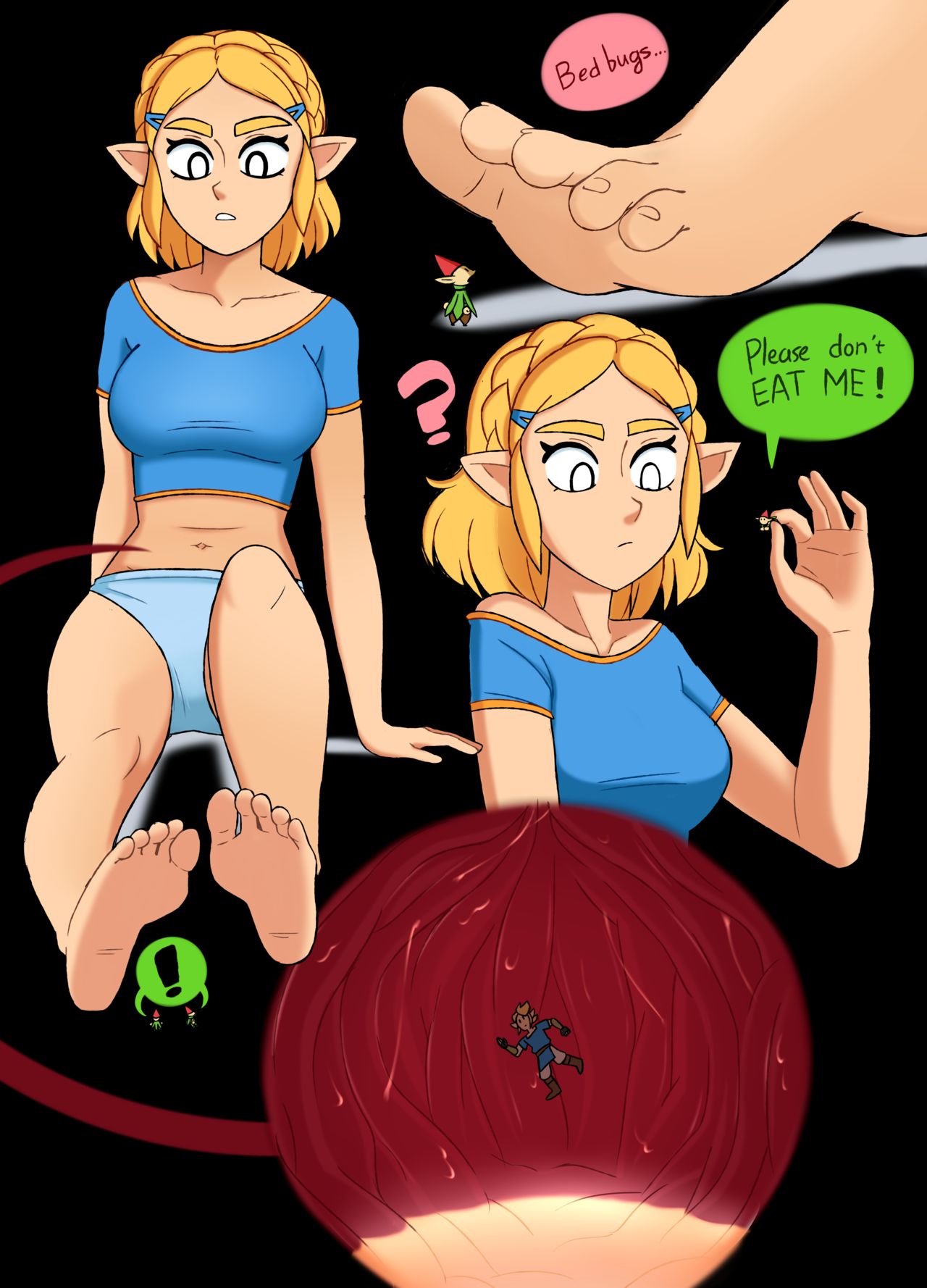 A Minor Side Quest - Giantess Zelda page 6 full