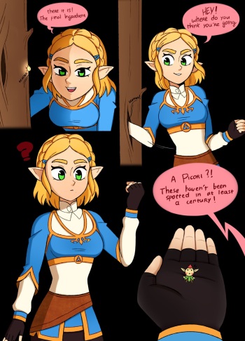 A Minor Side Quest - Giantess Zelda cover