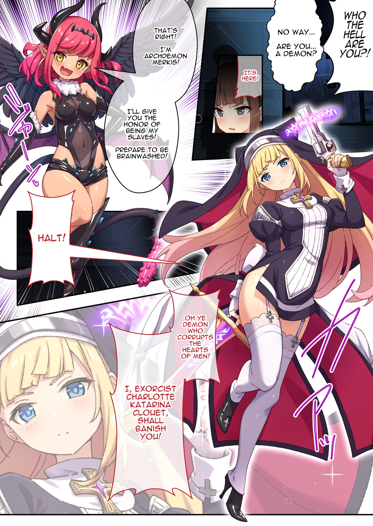 Sister Charlotte the Exorcist ~Bodily Beast Purification~ page 3 full