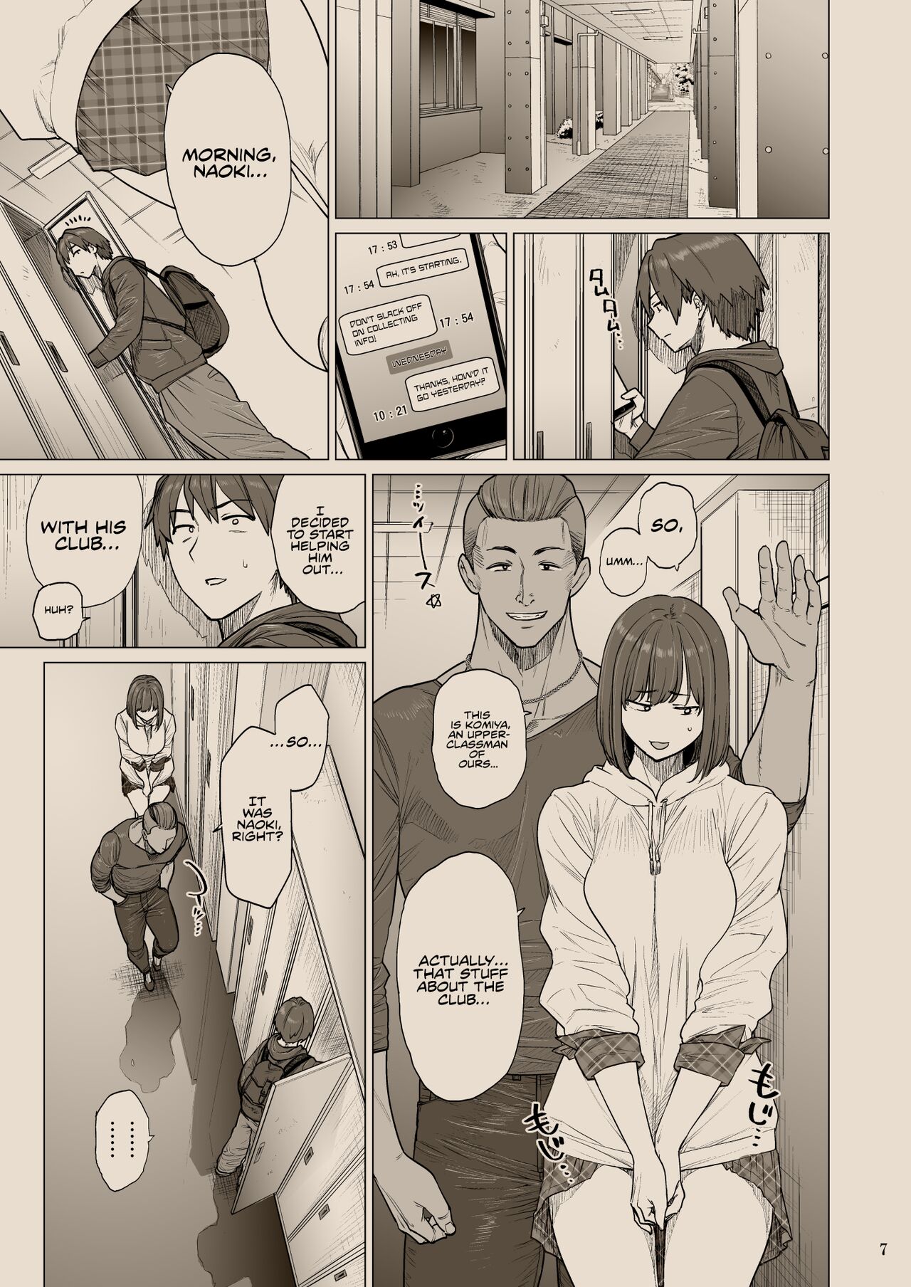 B.S.S.² - My Smart, Beautiful Childhood Friend That I Loved First Became an Assistant of an Upperclassman’s Club and He Did Whatever He Pleased to Her   =White Symphony= page 6 full