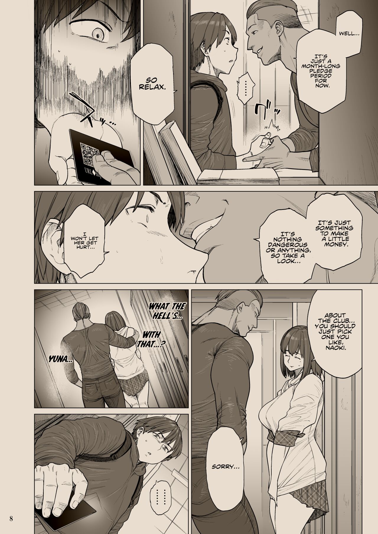 B.S.S.² - My Smart, Beautiful Childhood Friend That I Loved First Became an Assistant of an Upperclassman’s Club and He Did Whatever He Pleased to Her   =White Symphony= page 7 full