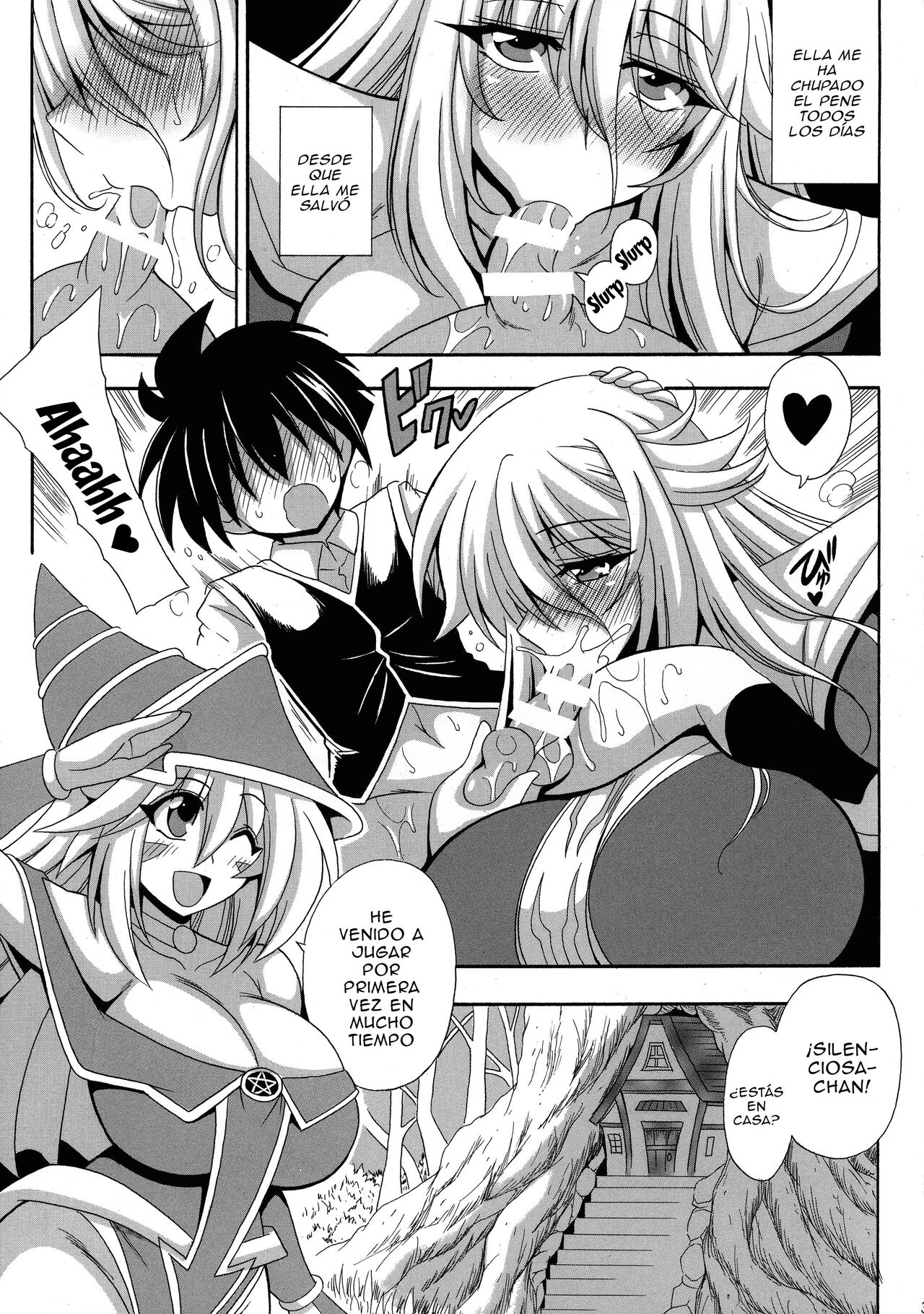 BMG to Chinmoku no Bonyuu Majutsu-shi | La Maga Oscura y La Maga Silenciosa De Grandes Pechos page 5 full