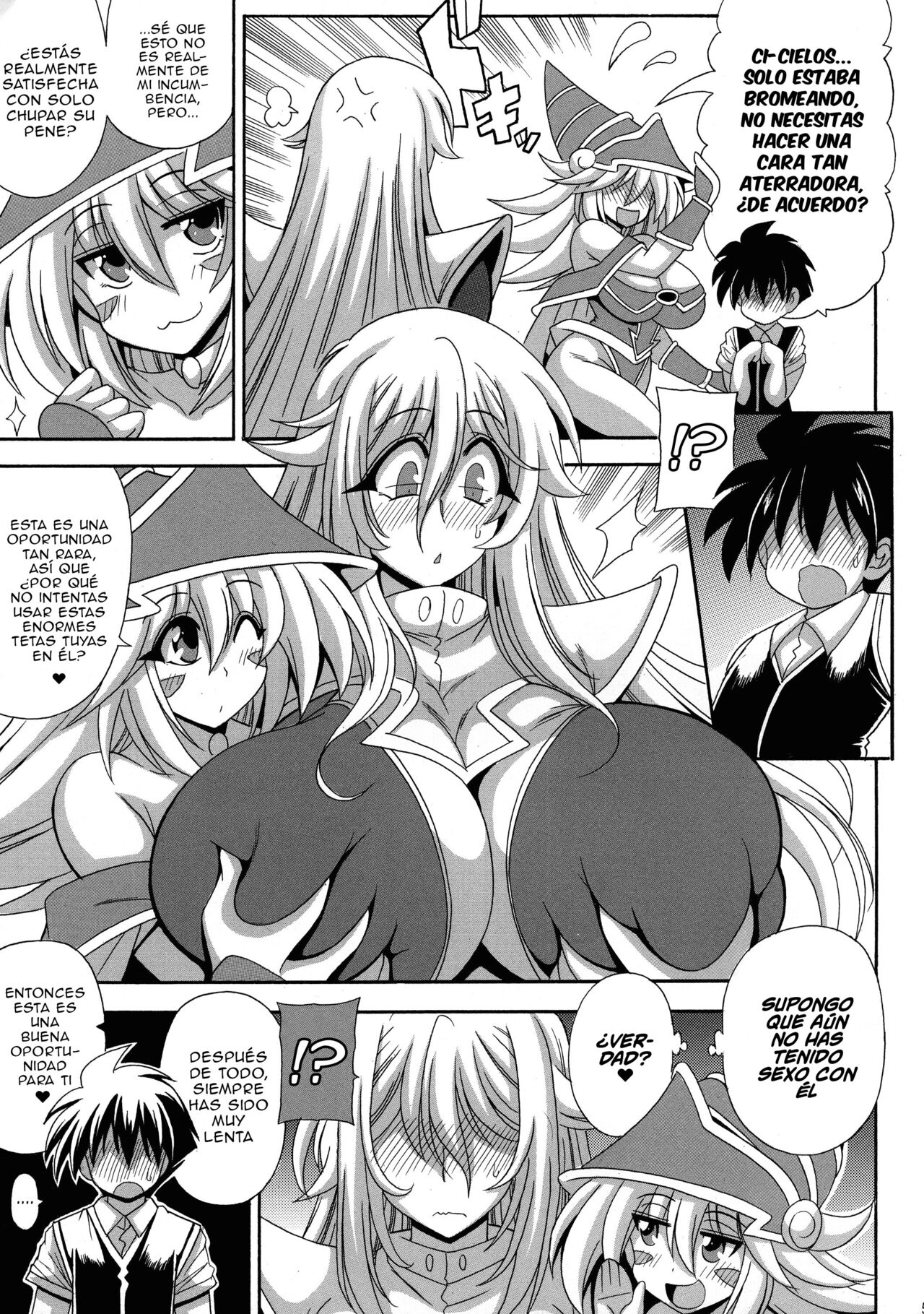 BMG to Chinmoku no Bonyuu Majutsu-shi | La Maga Oscura y La Maga Silenciosa De Grandes Pechos page 7 full