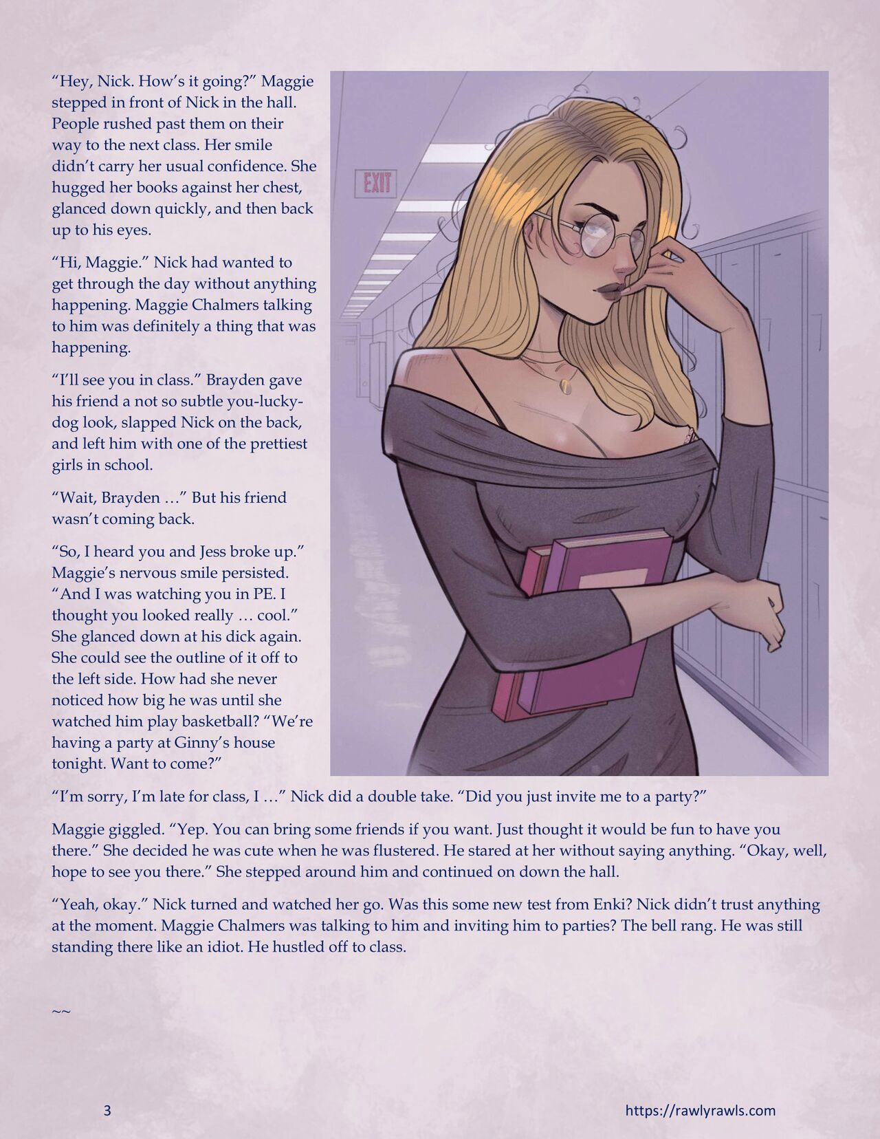 Enki's Puzzle Chapter 16: Rawly Rawls Fiction page 3 full