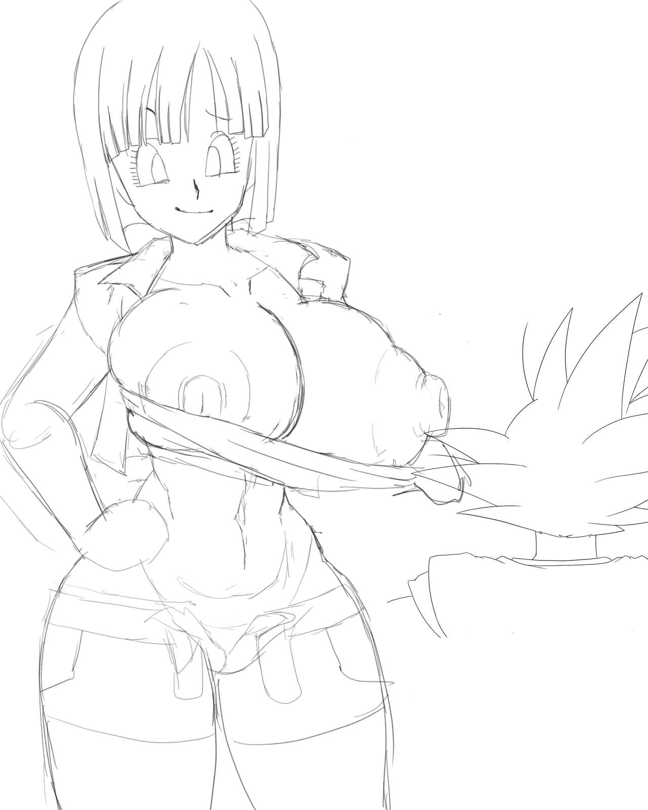 Bulma was just "Dropping By" page 5 full