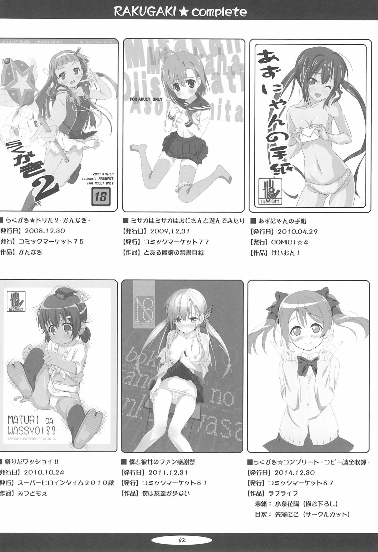 Rakugaki Complete - Copy-shi Shuuroku-bon- page 2 full