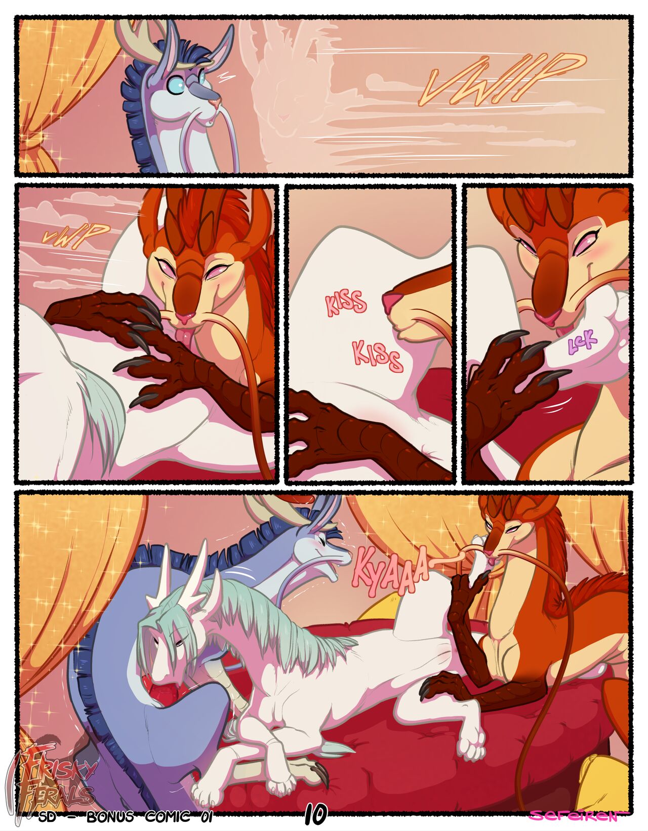 Frisky Ferals - Something Different Bonus Comic page 9 full