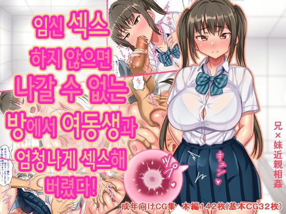 Haramase Sex shinai to Derarenai Heya de Imouto to Pakopako Hamehame shitatta | 임신 섹스하지 않으면 나갈 수 없는 방에서 여동생과 엄청나게 섹스해 버렸다! page 1 full