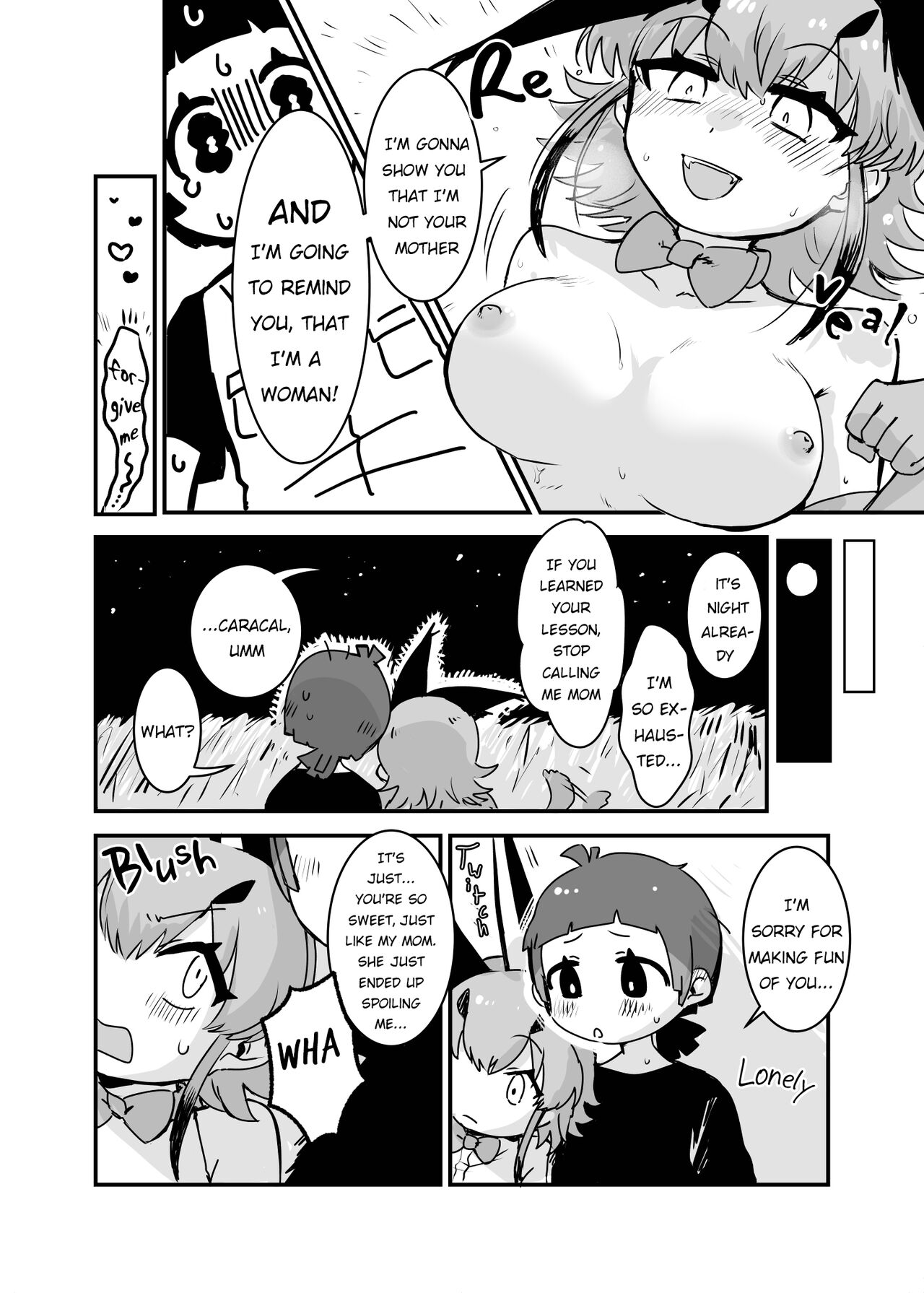Caracal Mama &amp; Good Morning Kyururu page 6 full