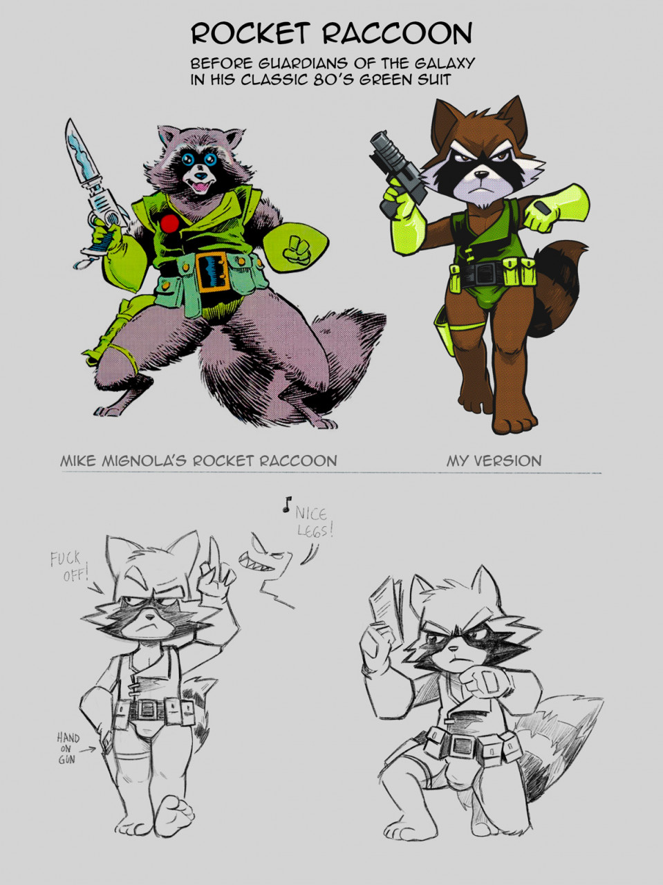 Rocket Raccoon Retro Comic page 10 full