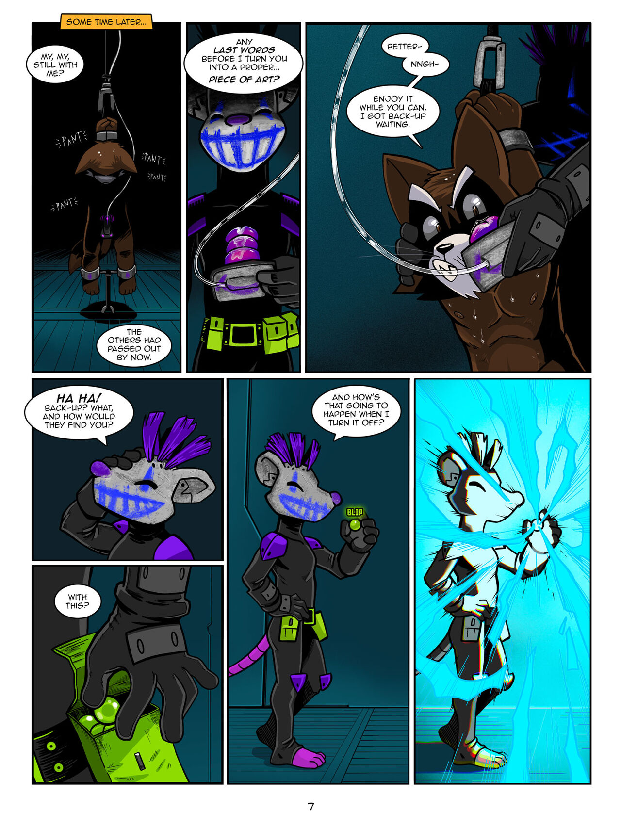 Rocket Raccoon Retro Comic page 7 full