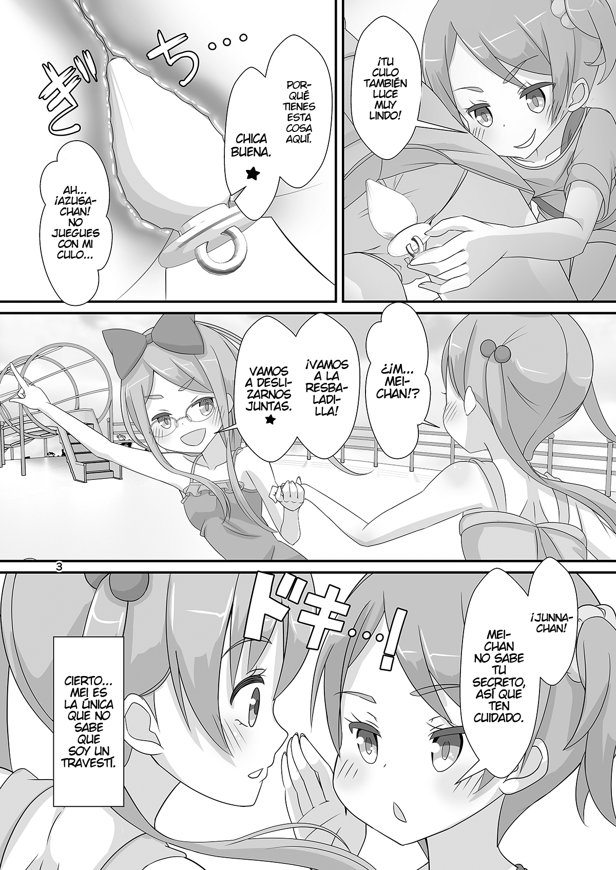 Sensei! Try dressing up like a little girl in a Public Park! page 4 full