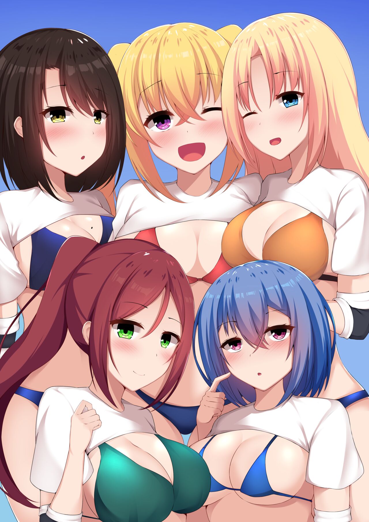 Muttsuri Sukebe o Sagashidase! ~Sex Kyouka Natsu Gasshuku~ page 1 full