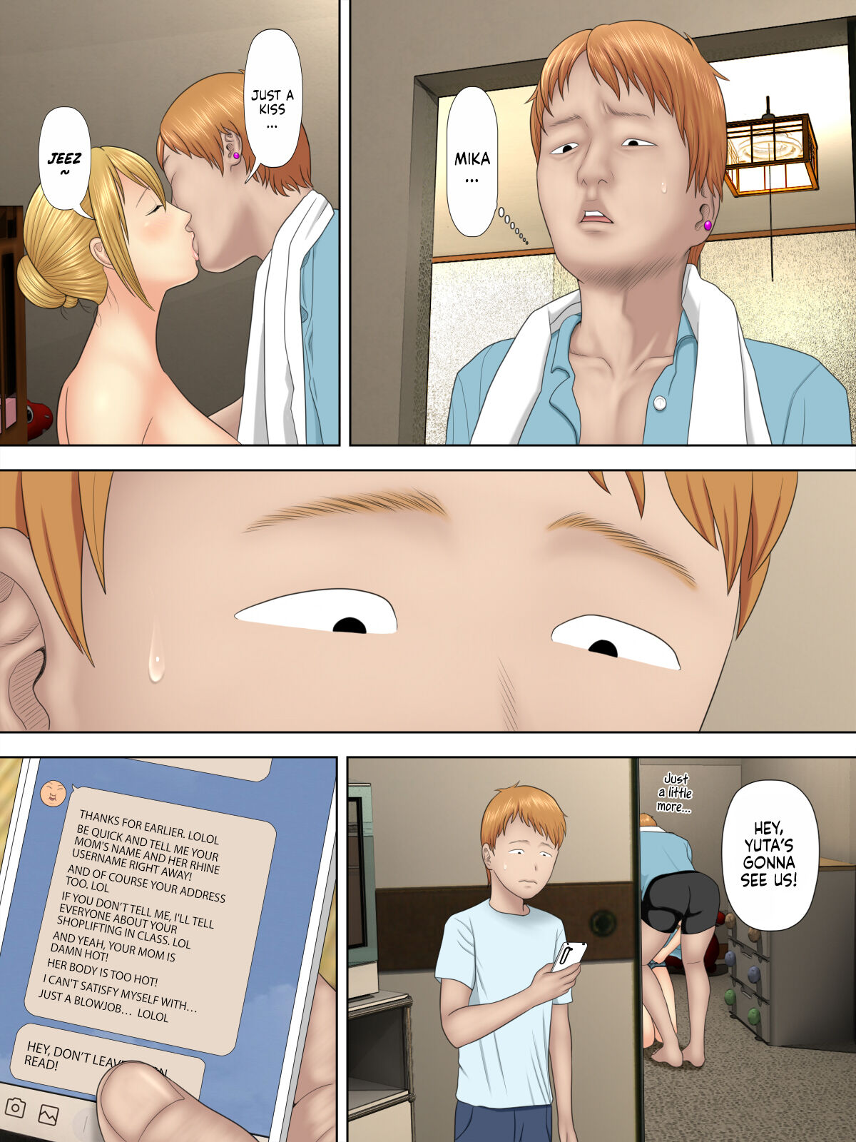 Manbiki Mama to Tencho no Musuko 2 | Shoplifting Mom and Store Manager's Son 2 page 4 full