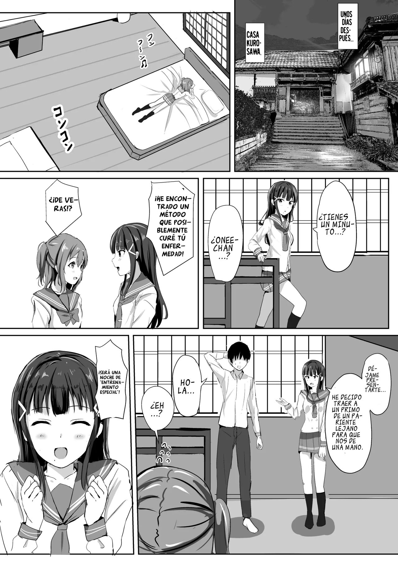 Kurosawa-san-chi no Houseki Shimai | Convivencia entré las hermanas Kurosawa page 7 full