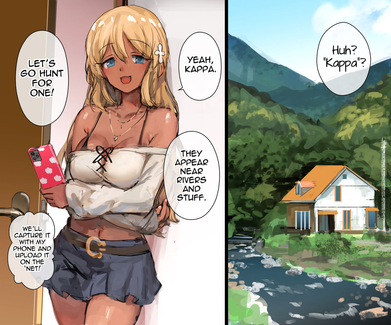 3-biki no Kappa to Gal na Ane page 2 full
