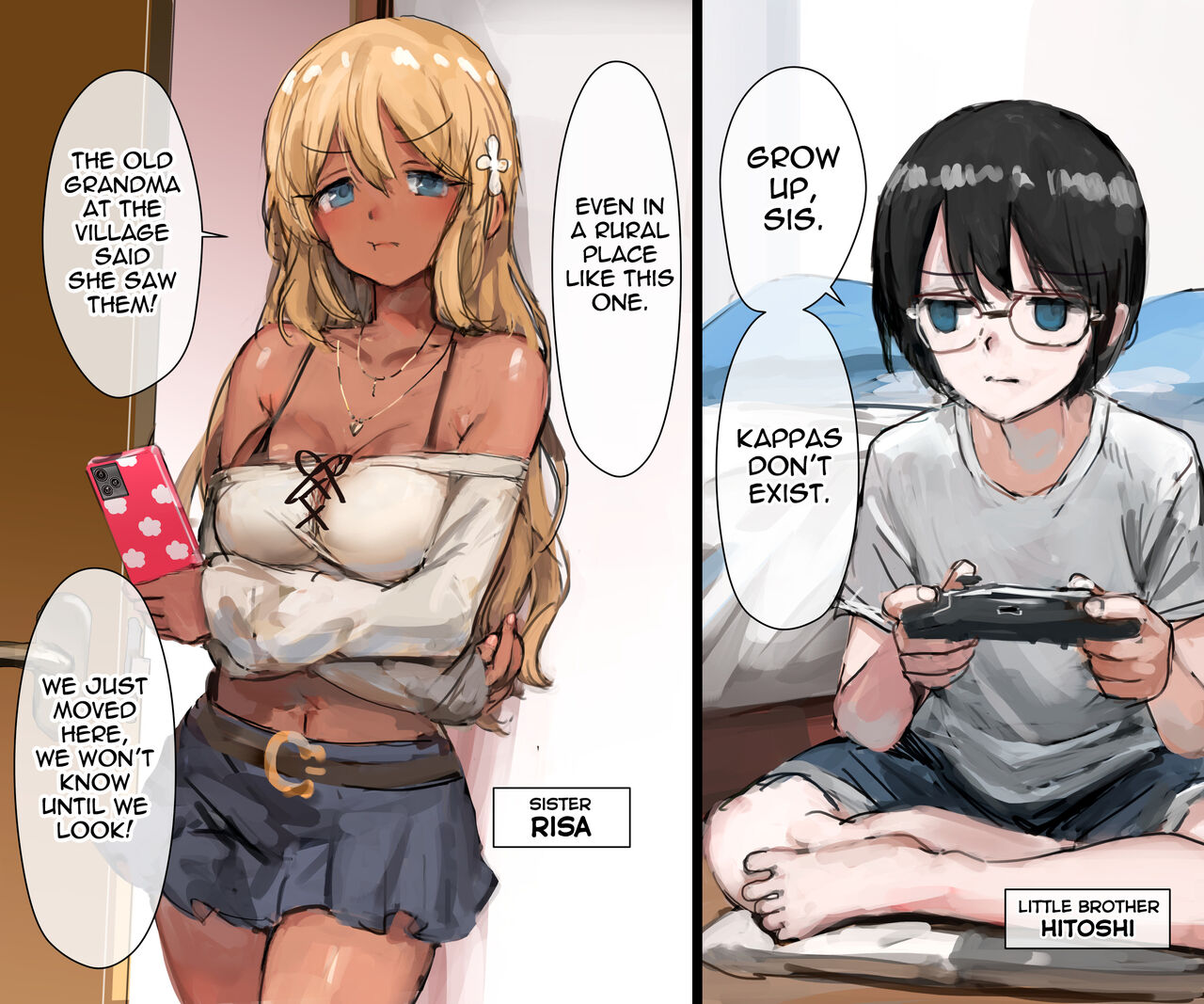 3-biki no Kappa to Gal na Ane page 3 full