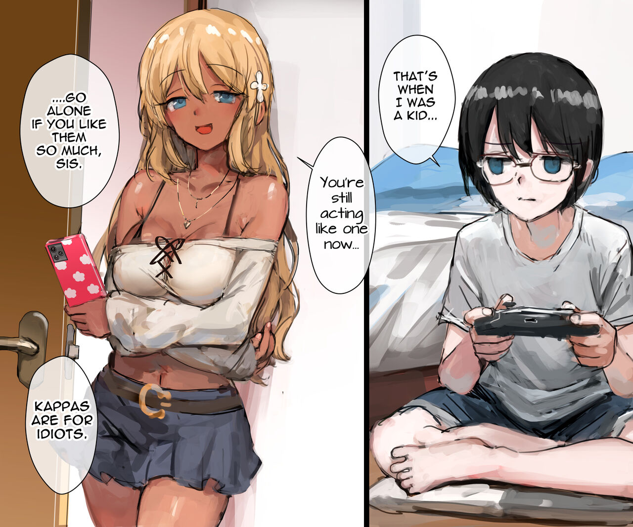 3-biki no Kappa to Gal na Ane page 5 full