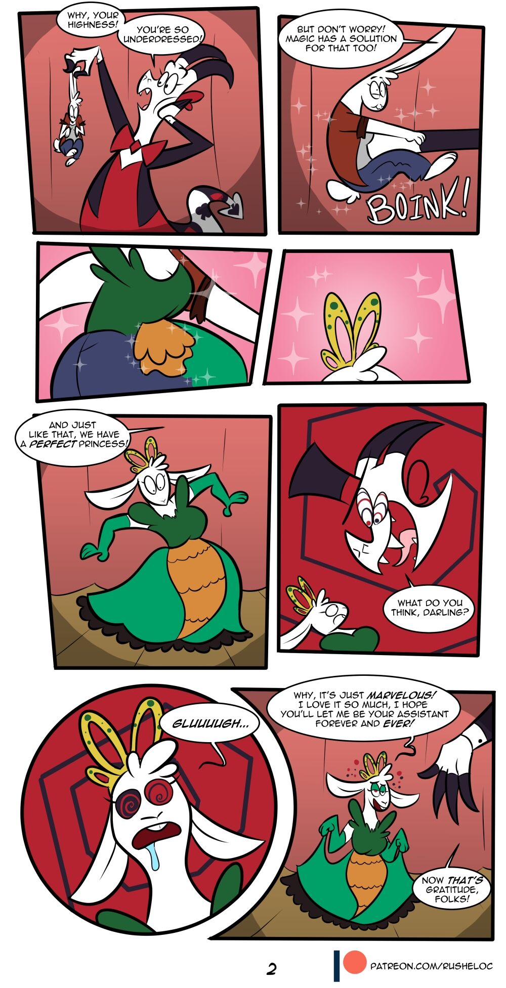 RushEloc - Feminization Comics page 2 full