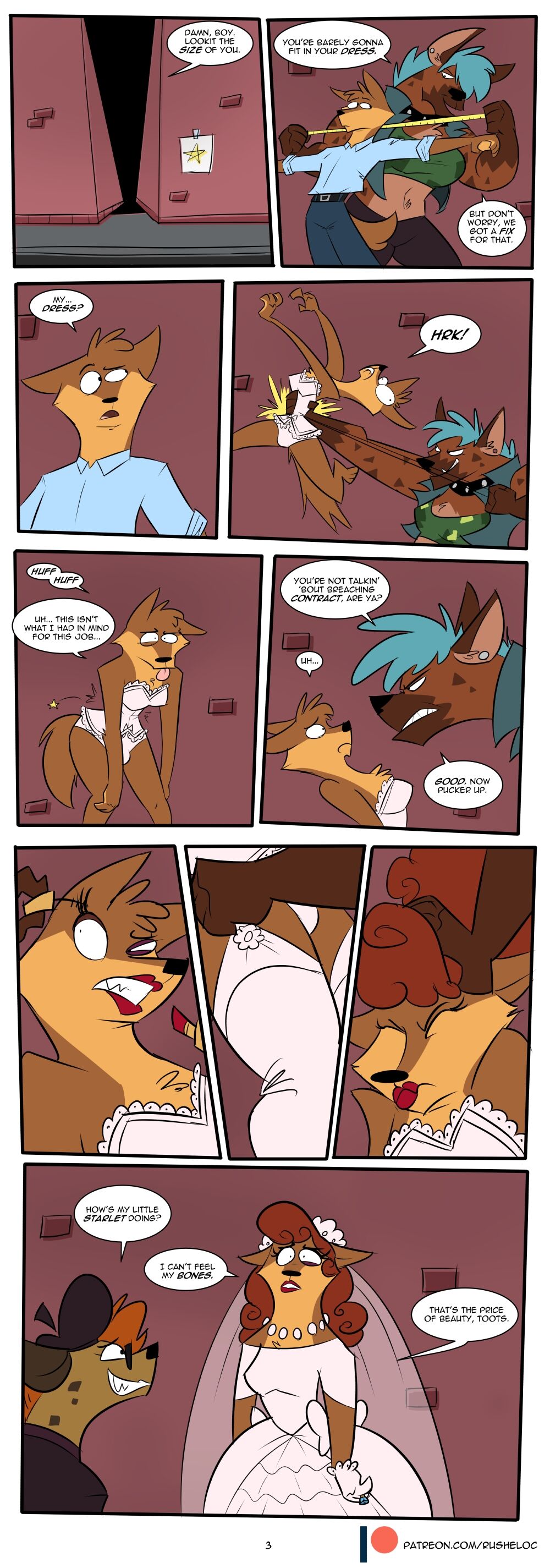 RushEloc - Feminization Comics page 8 full