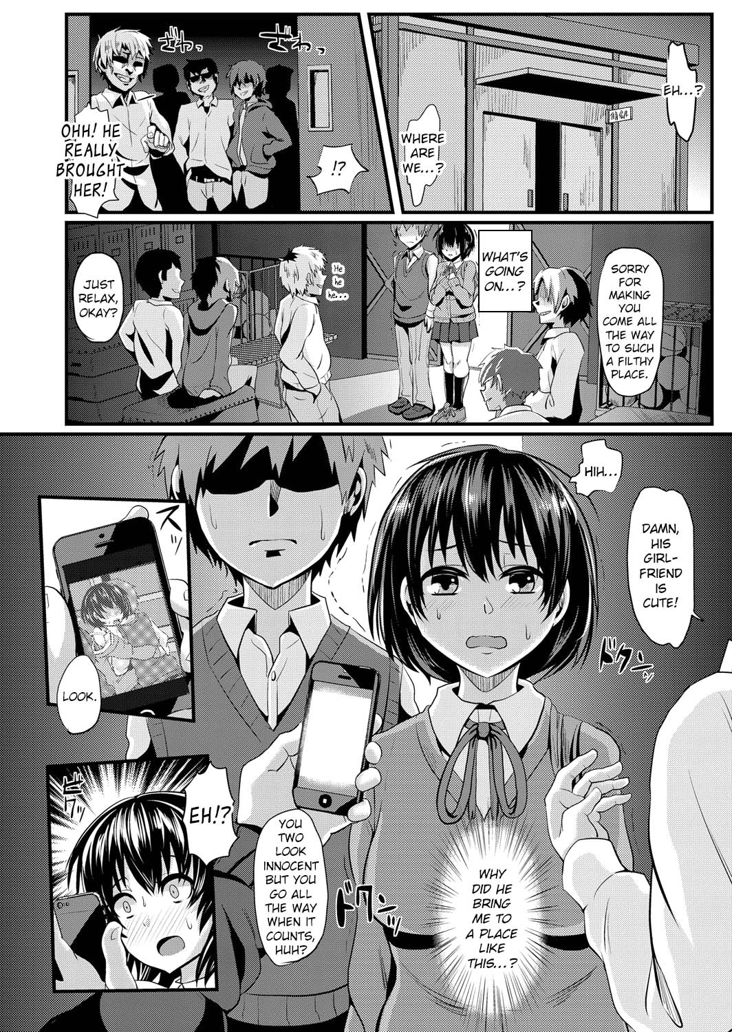 Hatsu Kareshi no Mae de Rinkansarete page 4 full