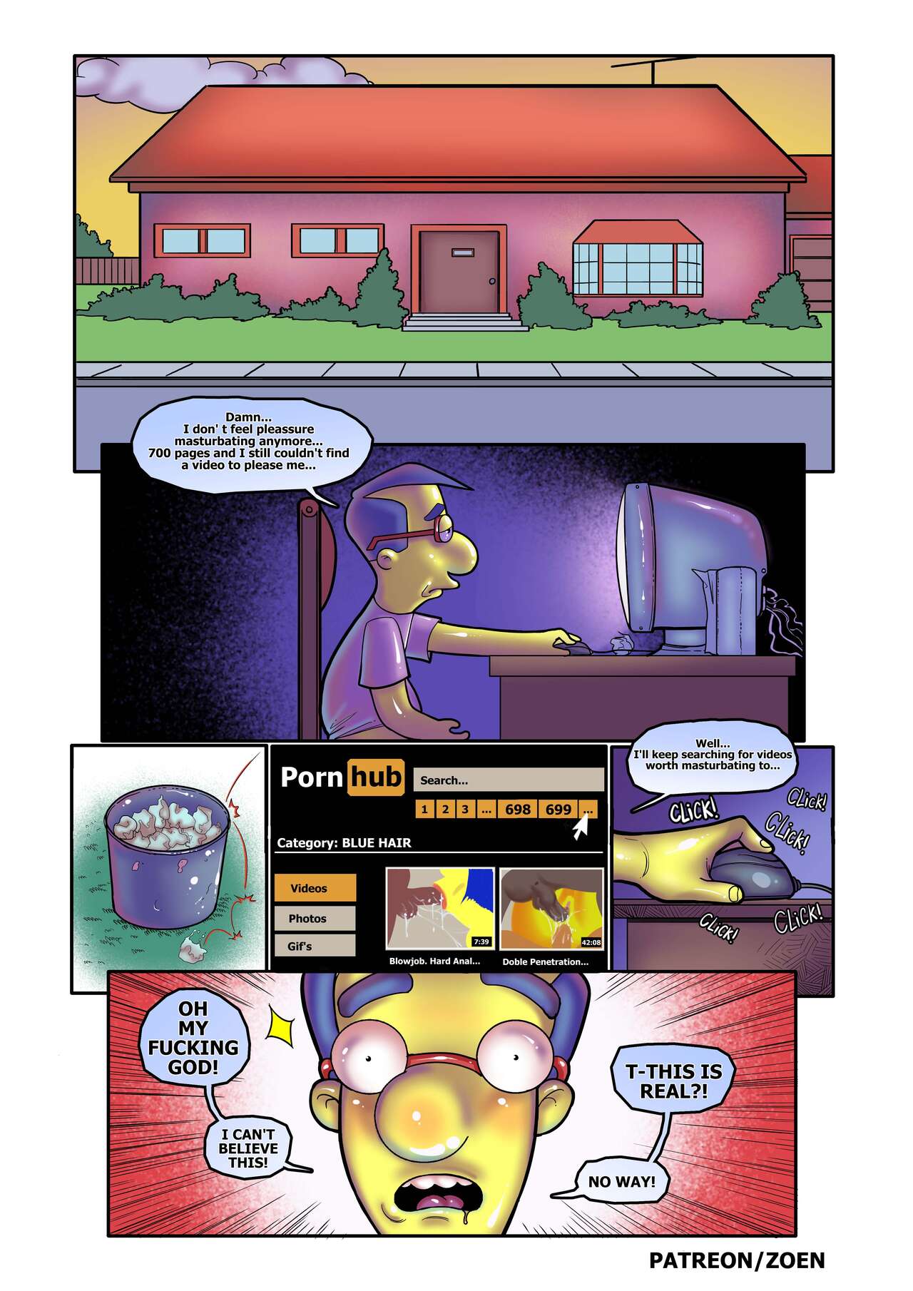 The Simpsons "The mother of my best friend" page 2 full