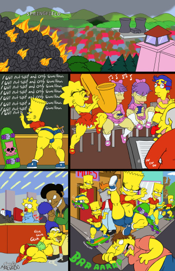 The Simpsons by Josemalvado cover