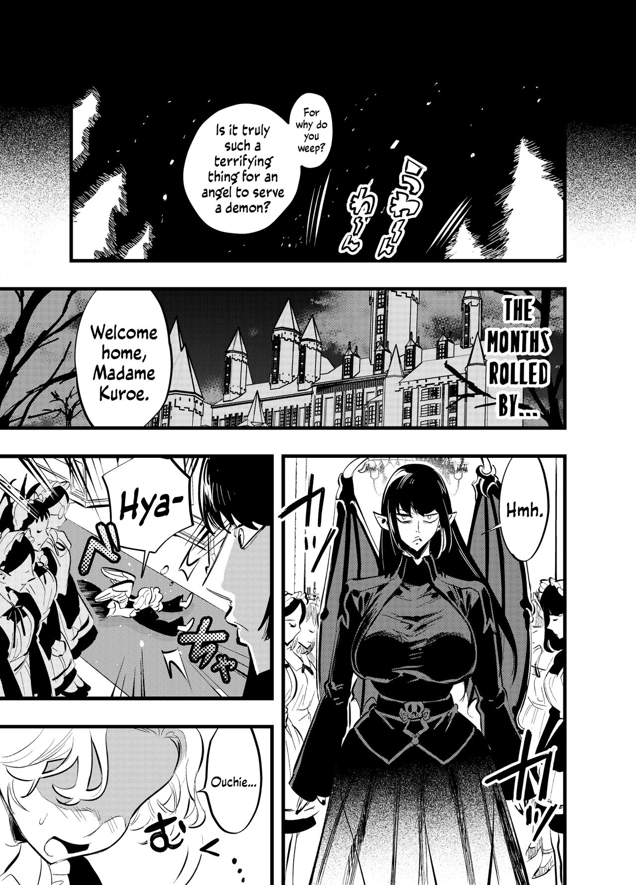 Futanari Akuma to Moumoku Tenshi | Futanari Devil and the Blind Angel page 4 full