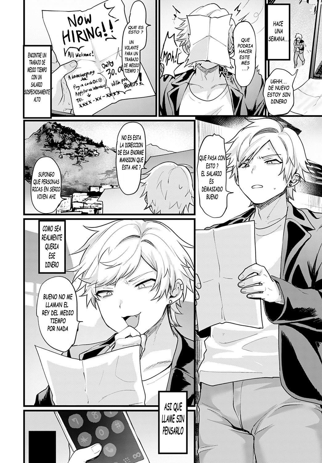 Okane Daisuki! Nyotaika Baito page 2 full