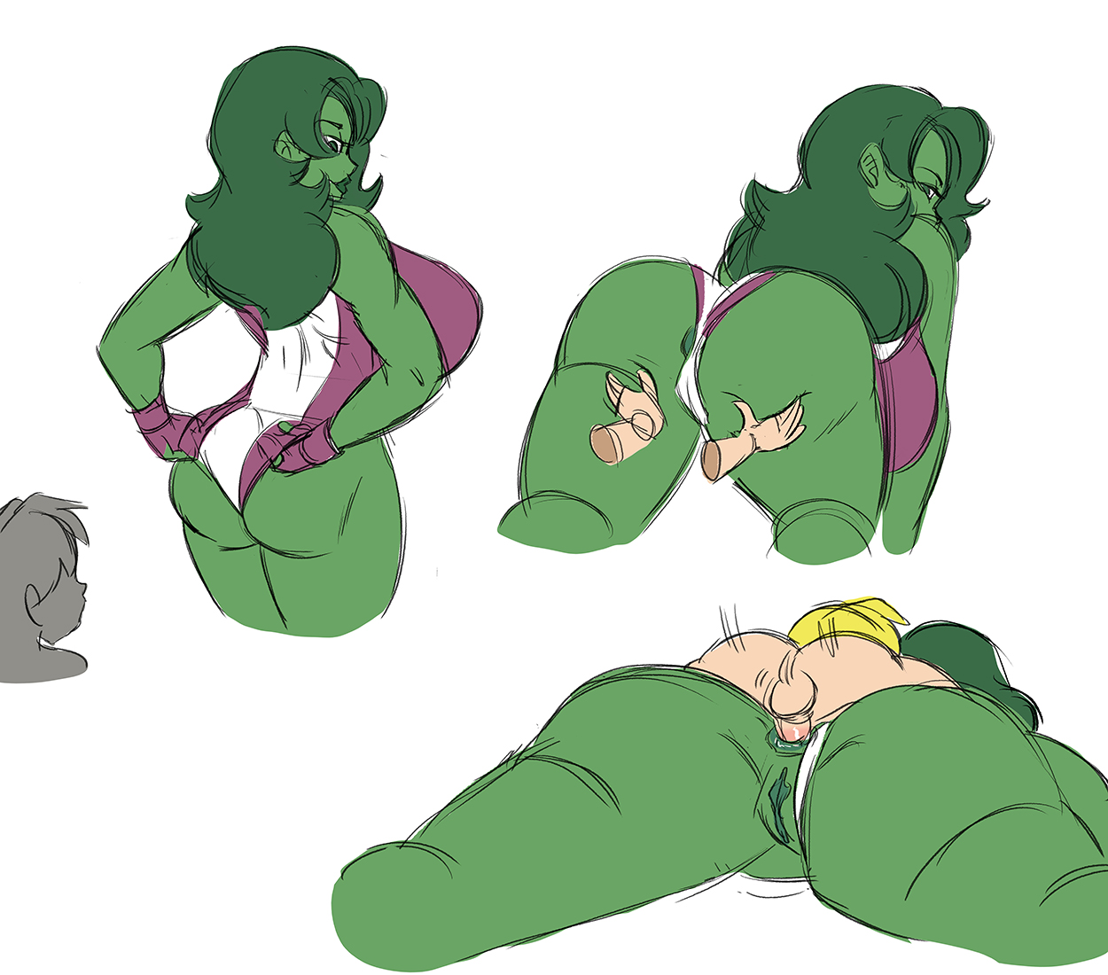She-Hulk and Franklin page 5 full