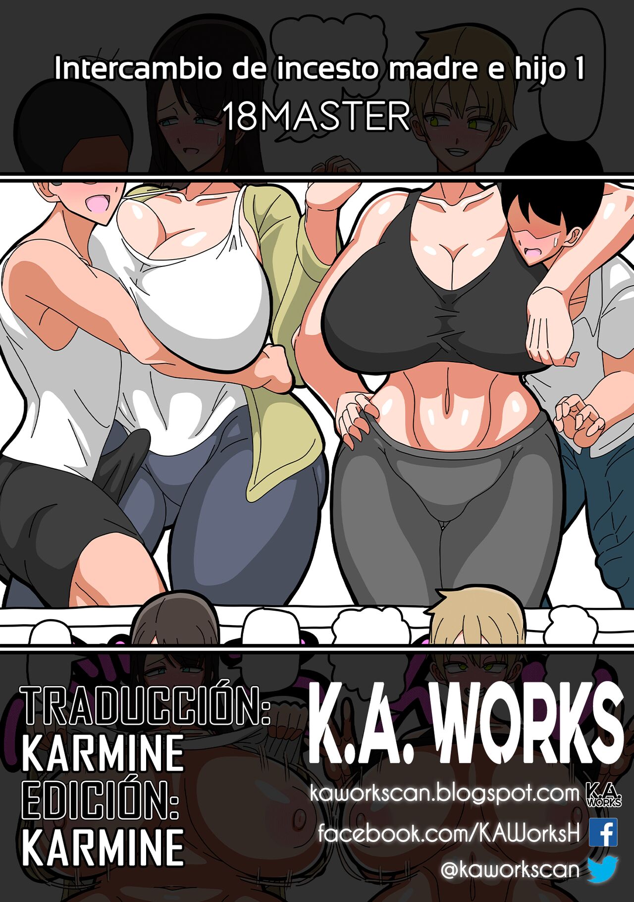 Boshi Soukan Swapping 1 | Intercambio de incesto madre e hijo 1 page 5 full