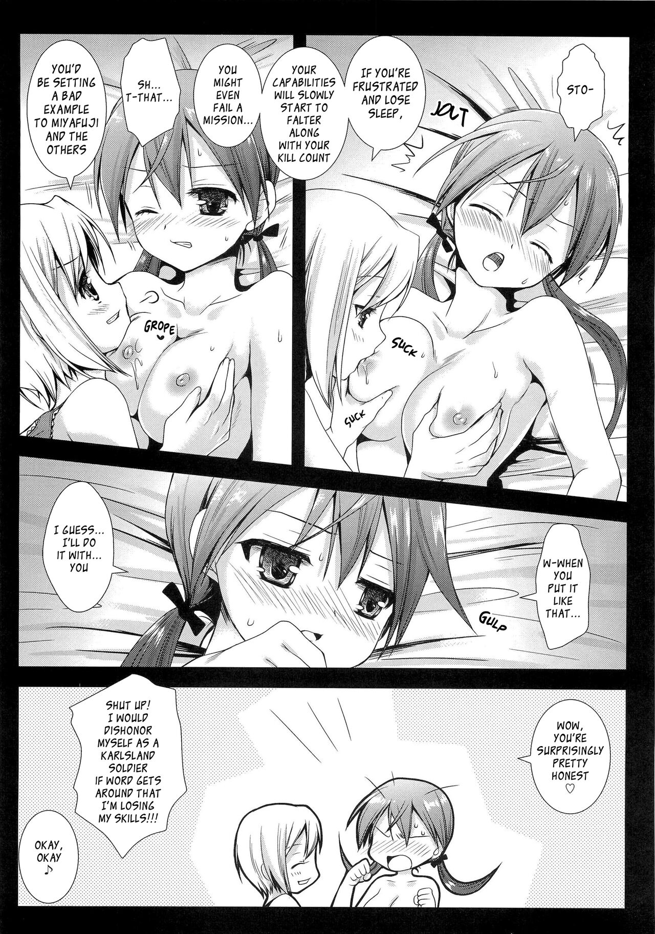 Hartmann to Barkhorn no Yoru | Night of Hartmann and Barkhorn page 7 full