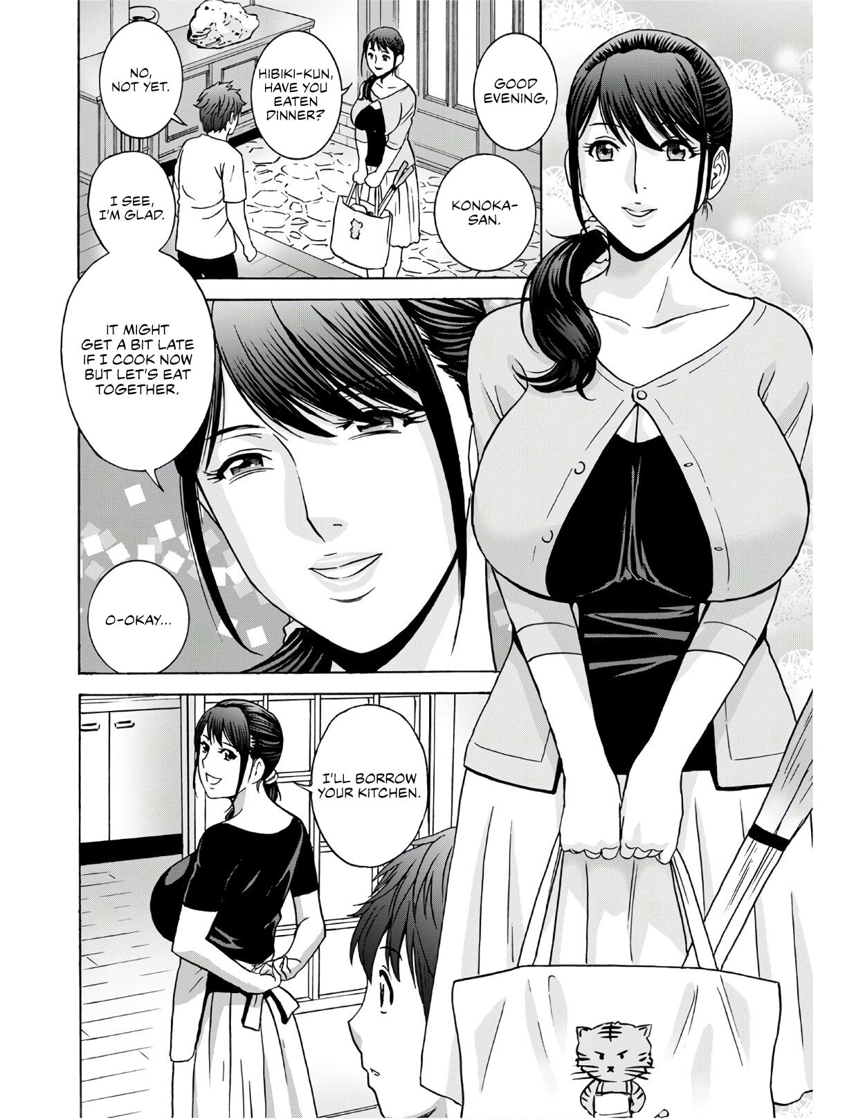 Yasashii Oba-san Yarashii Oba-san | Kind Lady, Dirty Lady Ch. 1-3 page 10 full