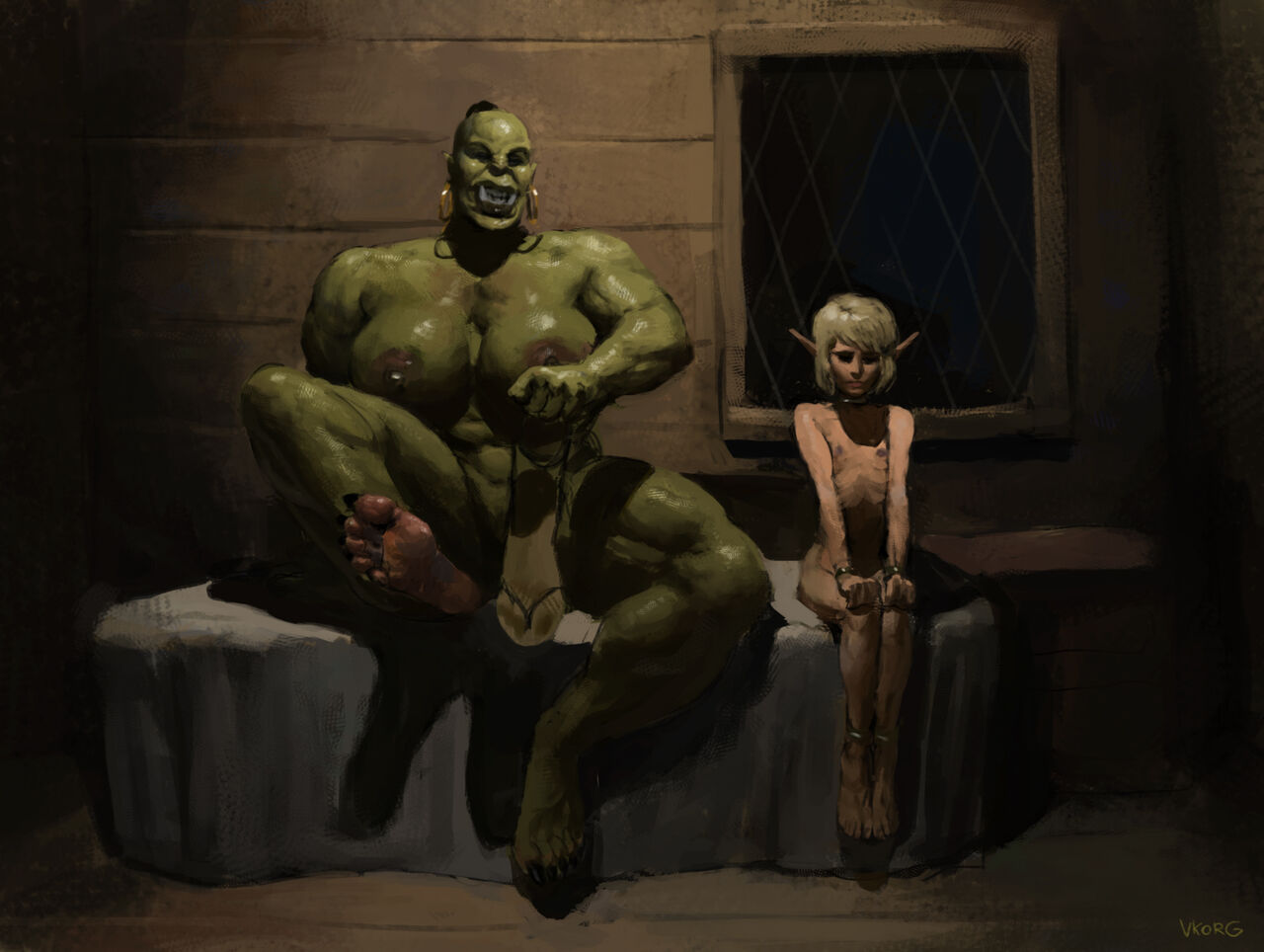 Orc Footjob page 1 full