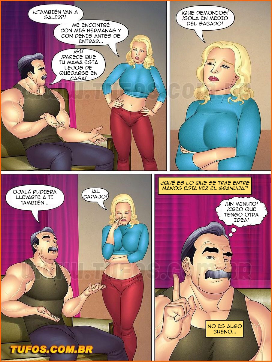 Tia, Primas E Cia. 14  Cogiendo con la Madre y la Hija. page 5 full