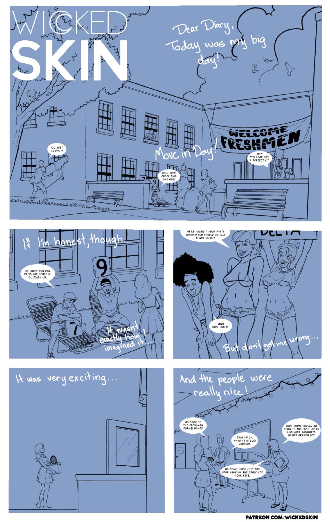 Wicked Skin: Issue 2 - Stacie page 5 full