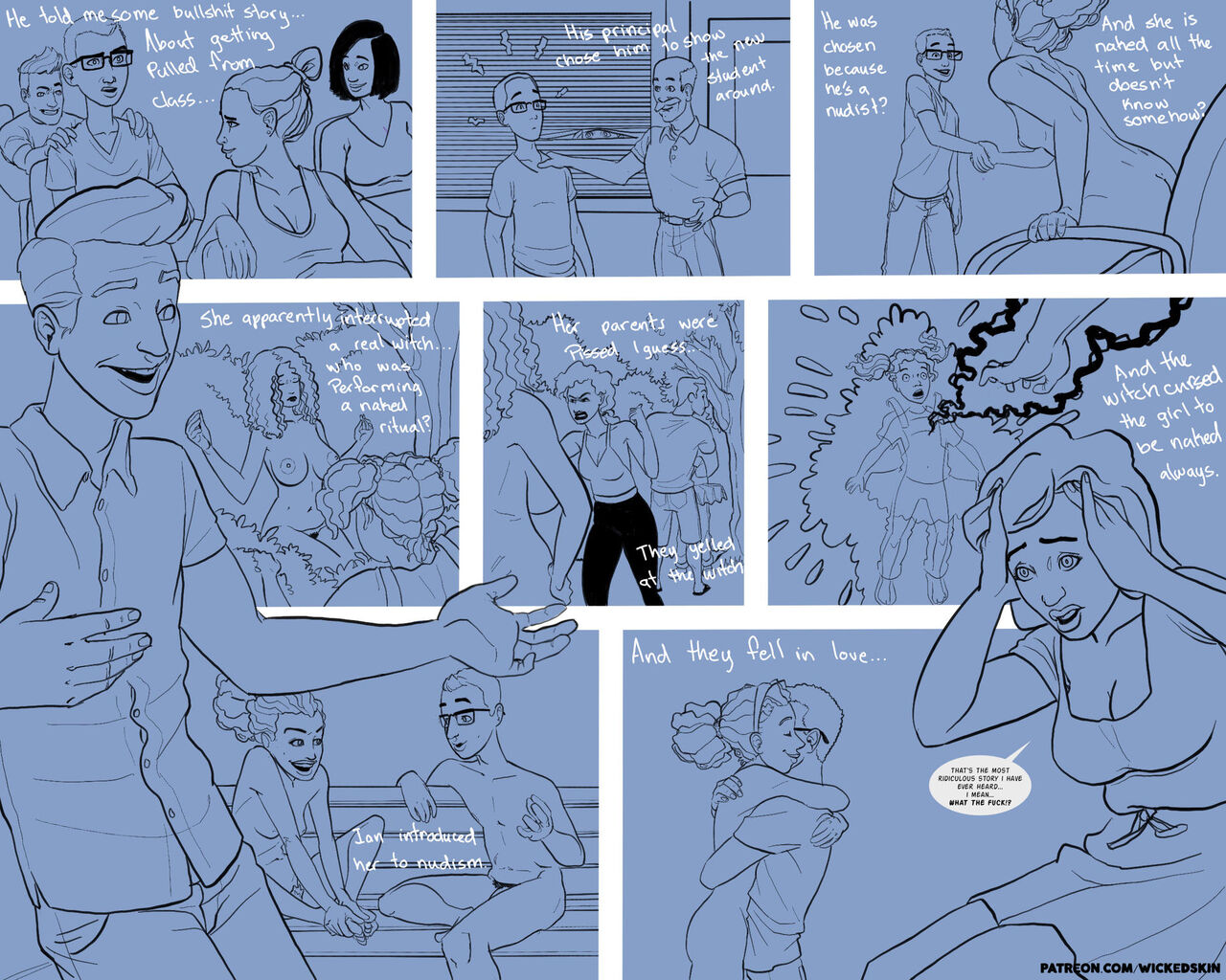 Wicked Skin: Issue 2 - Stacie page 8 full