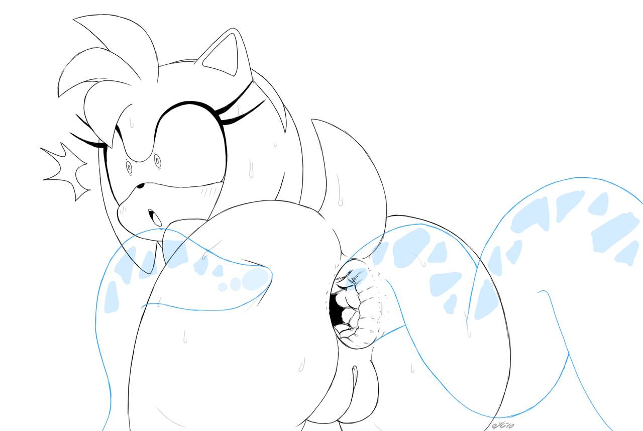 Amy x Chaos Tentacle Fun page 5 full