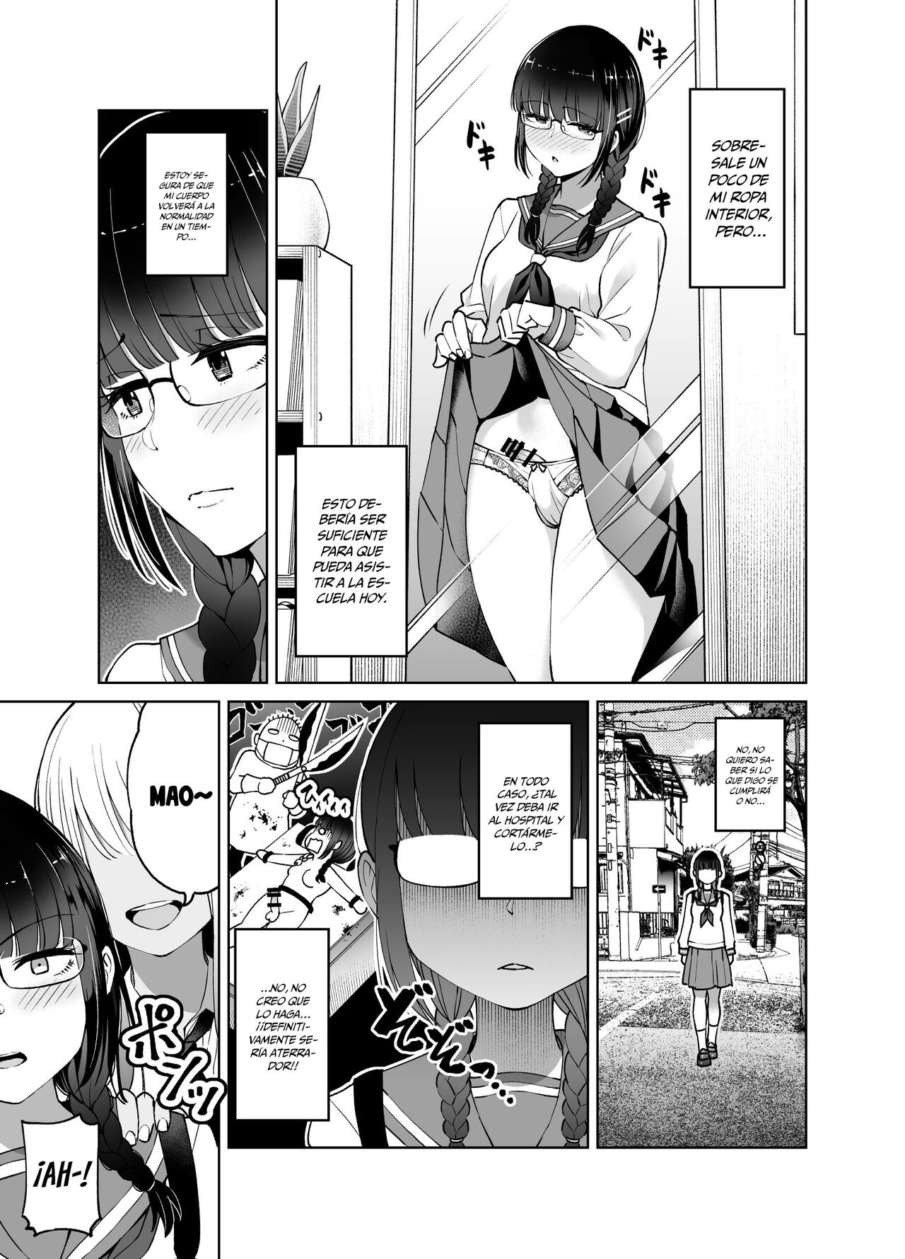 Chinchin Haechatta Mao &amp; Mei | ¡Me creció un Pene! Mao &amp; Mei page 6 full