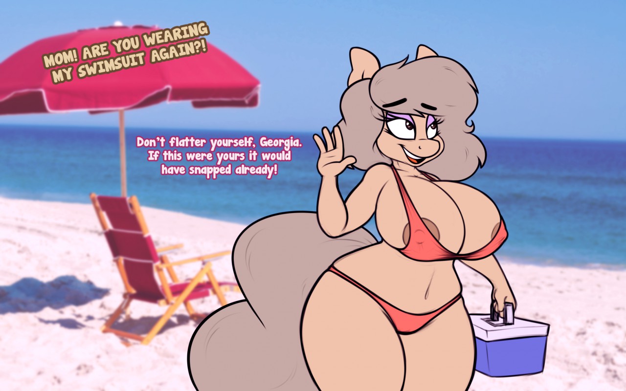 Mother Wearing Her Daughter's Clothes page 3 full