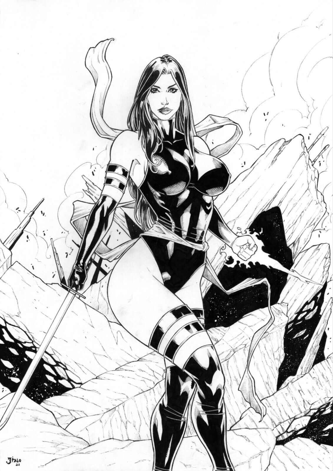 Ed Benes Studio - Psylocke page 10 full