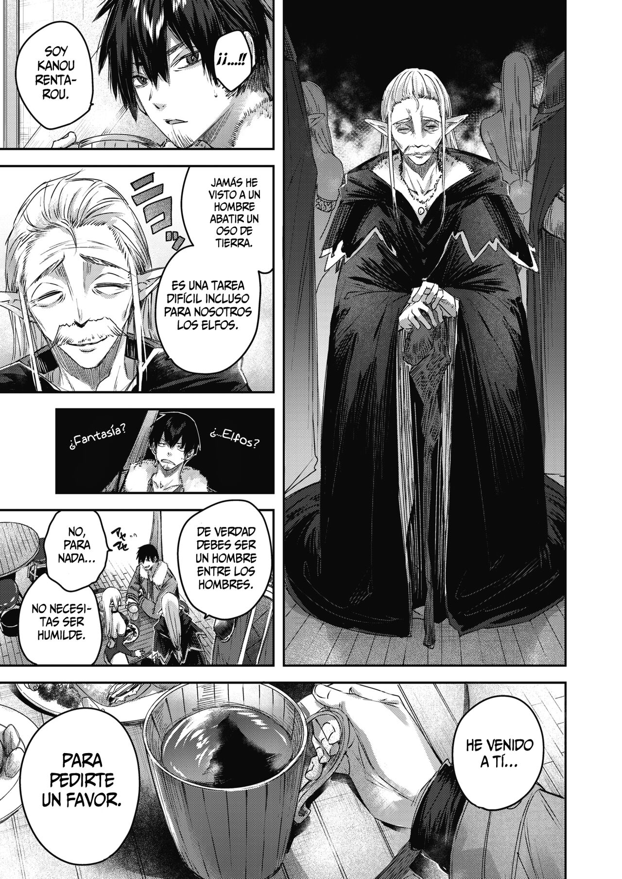 Dokushin Hunter no Deai wa Elf no Mori de♡ Ch.1| El encuentro del cazador soltero en el bosque élfico♡ Cap.1 page 10 full