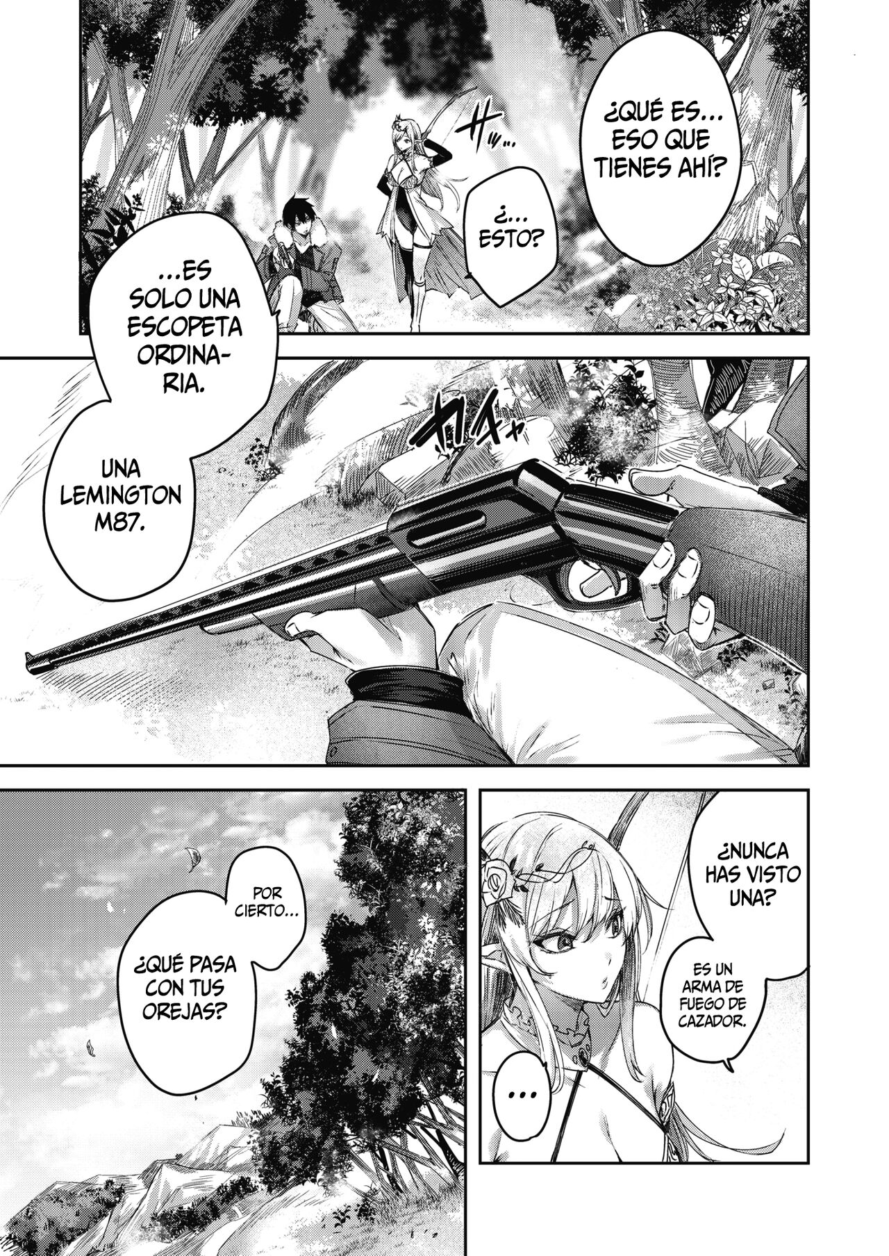Dokushin Hunter no Deai wa Elf no Mori de♡ Ch.1| El encuentro del cazador soltero en el bosque élfico♡ Cap.1 page 8 full