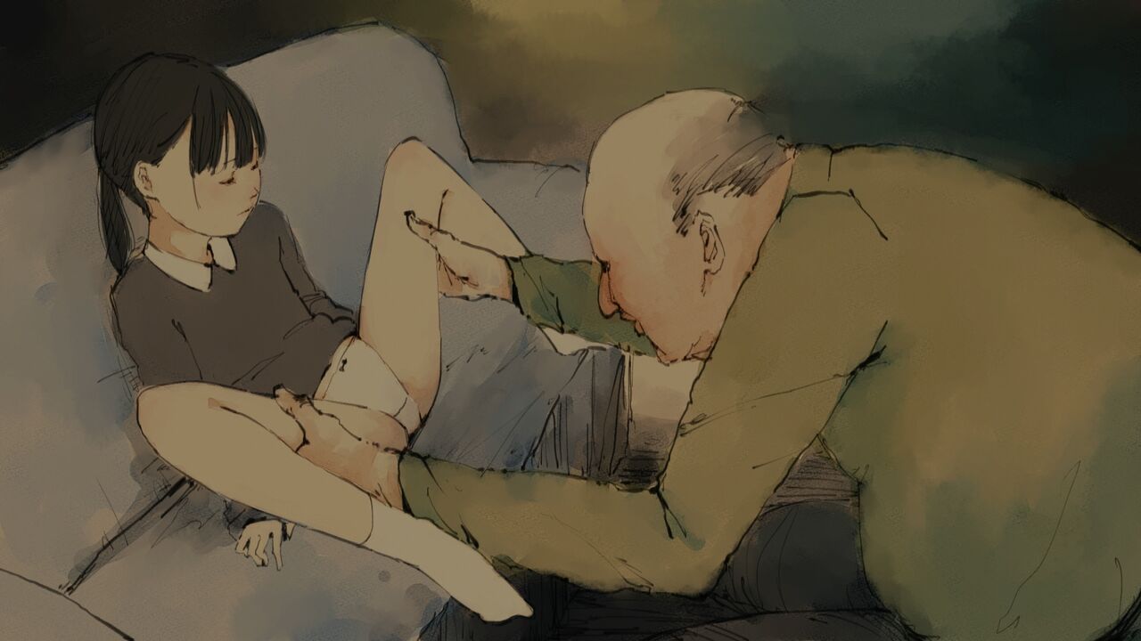 大人たちの抑えられない性欲により少女の未成熟な身体は汚された page 6 full