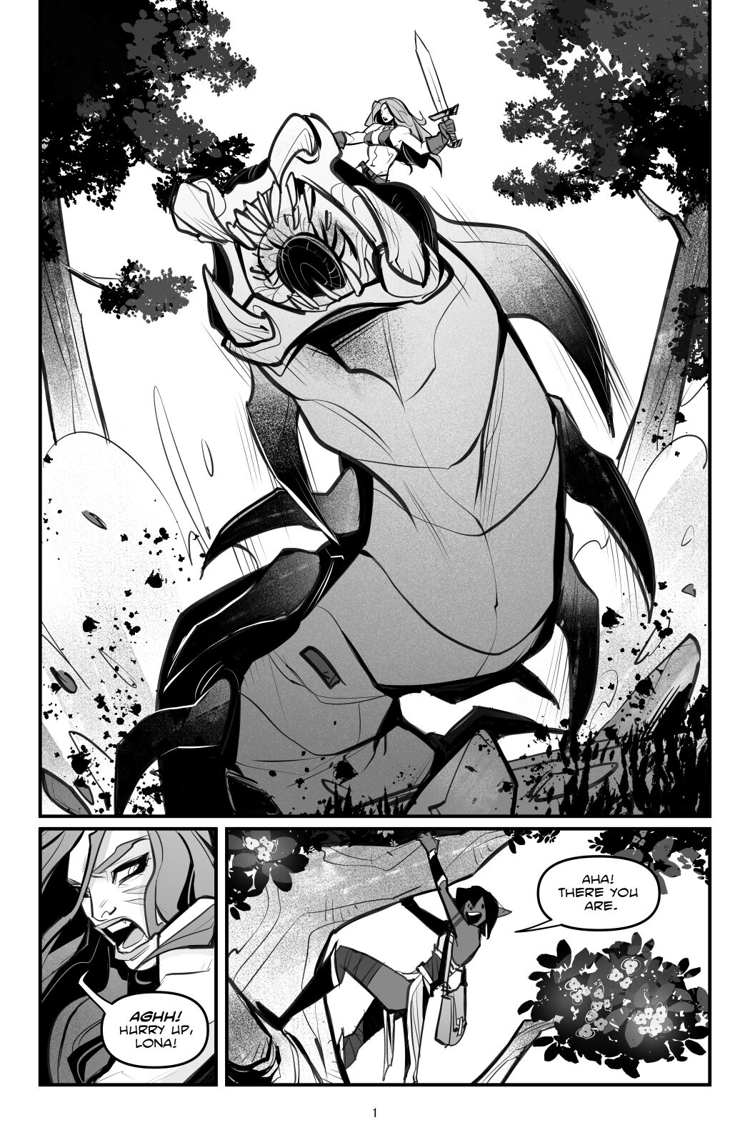 Rowena the Barbarian Reboot Chapter 1 page 2 full