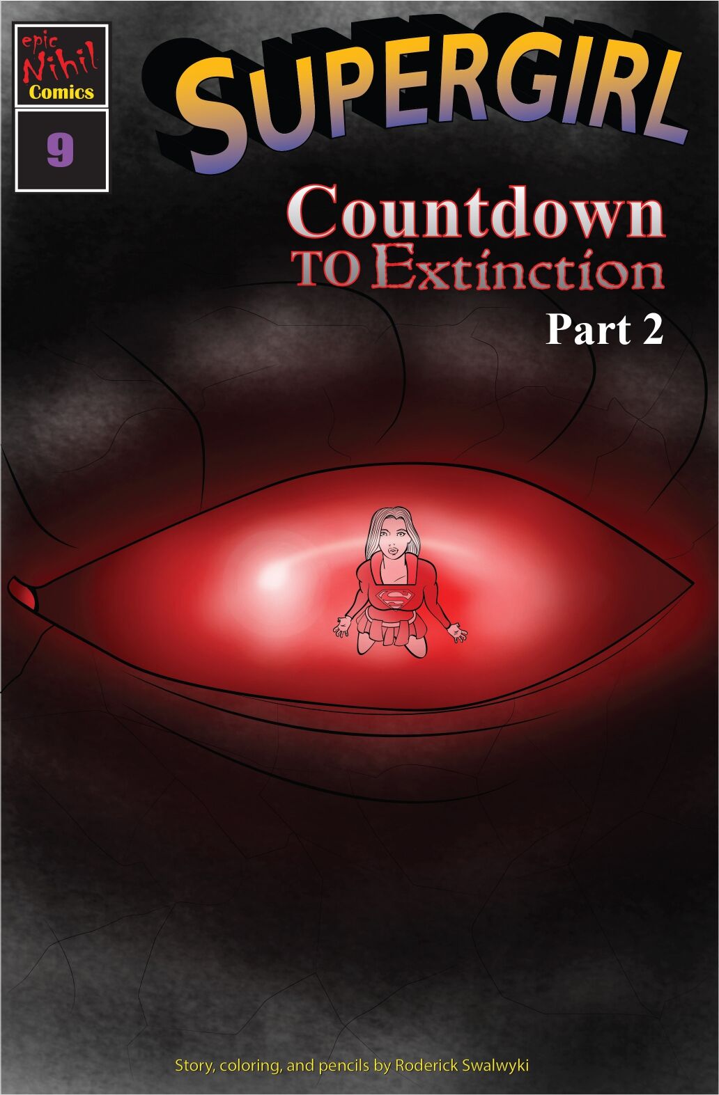 Supergirl: Issue #9 - Countdown to Extinction Part 2 page 1 full