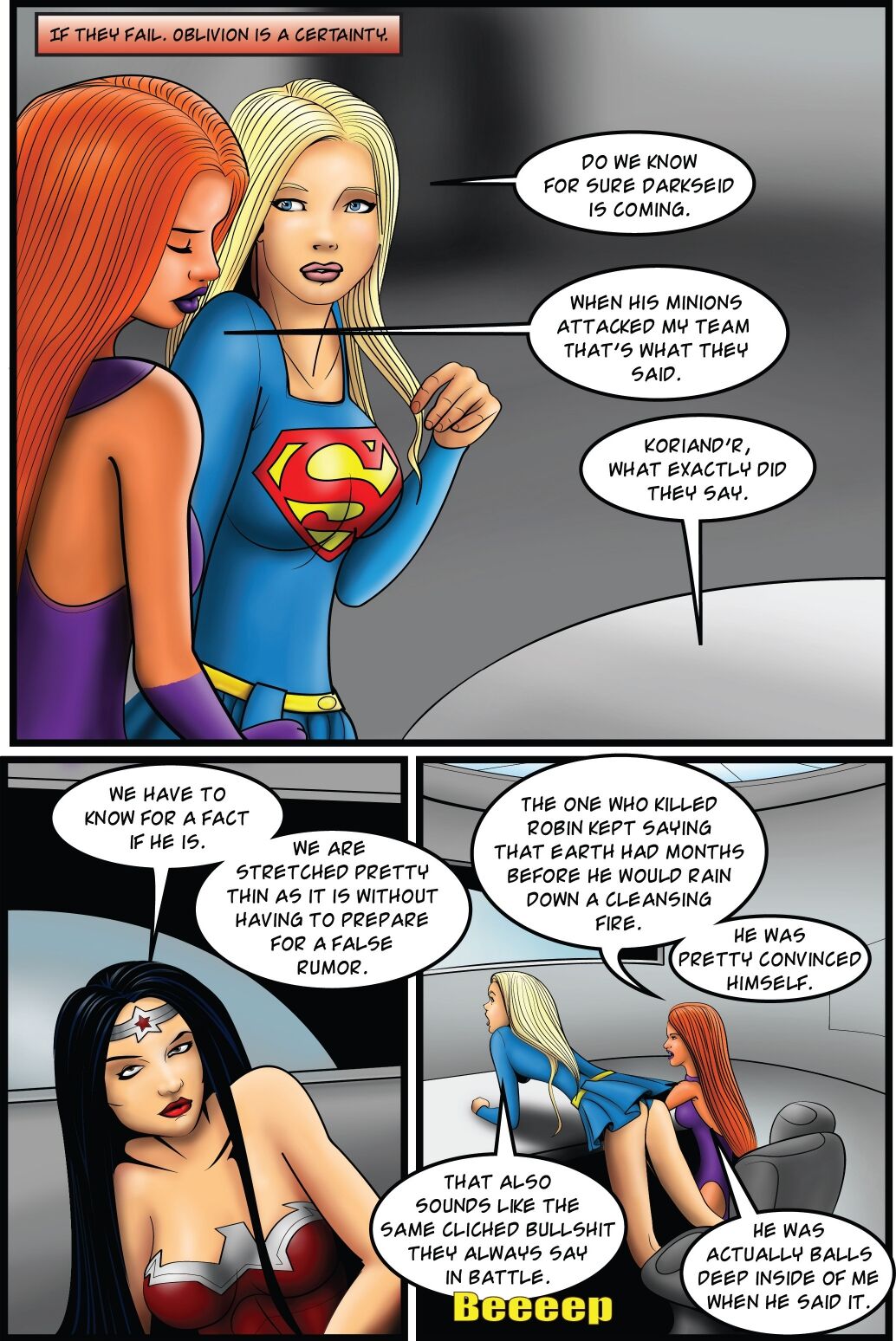 Supergirl: Issue #9 - Countdown to Extinction Part 2 page 3 full