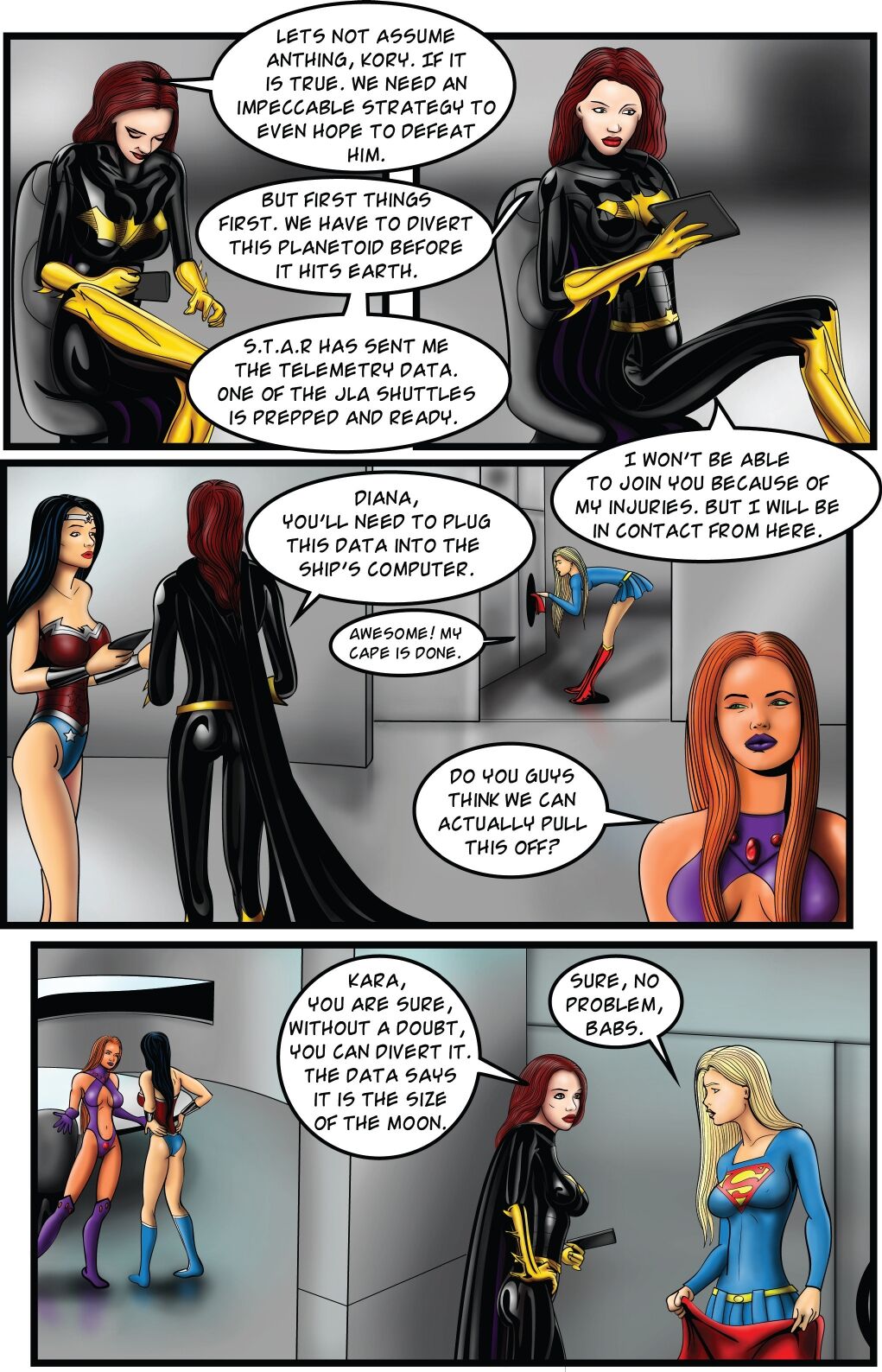 Supergirl: Issue #9 - Countdown to Extinction Part 2 page 4 full
