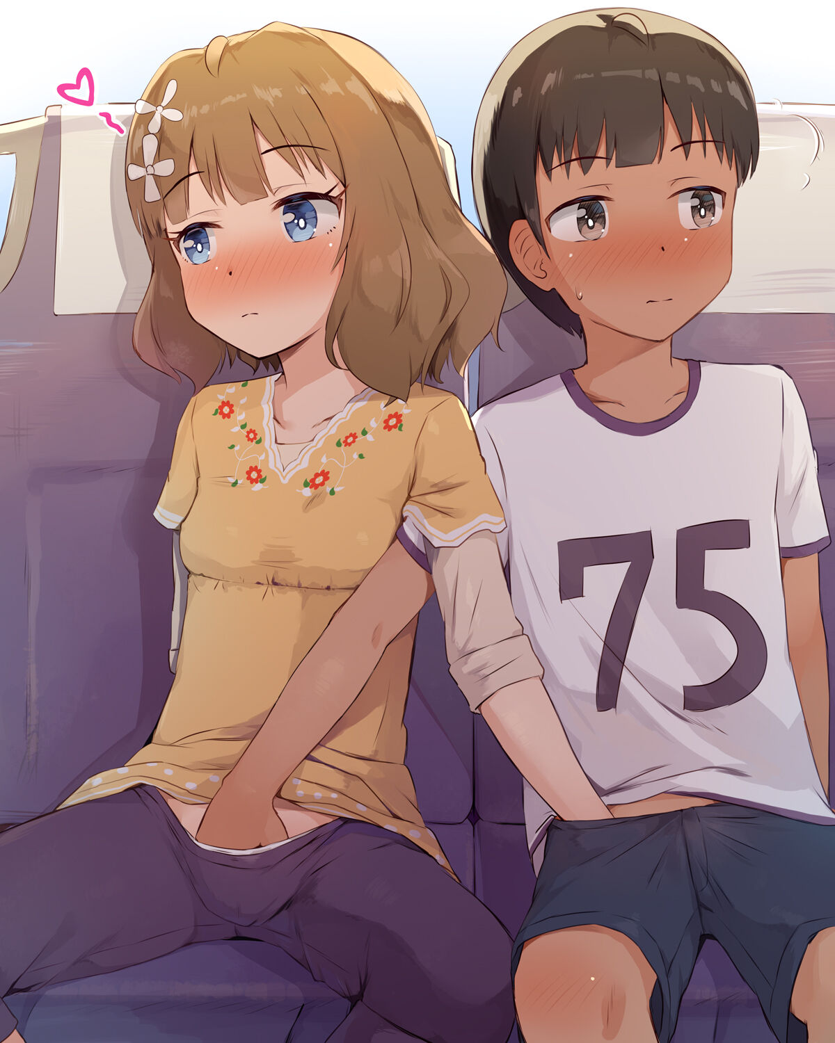 遠足中のバスの後部座席で、いつものをこっそりと page 2 full