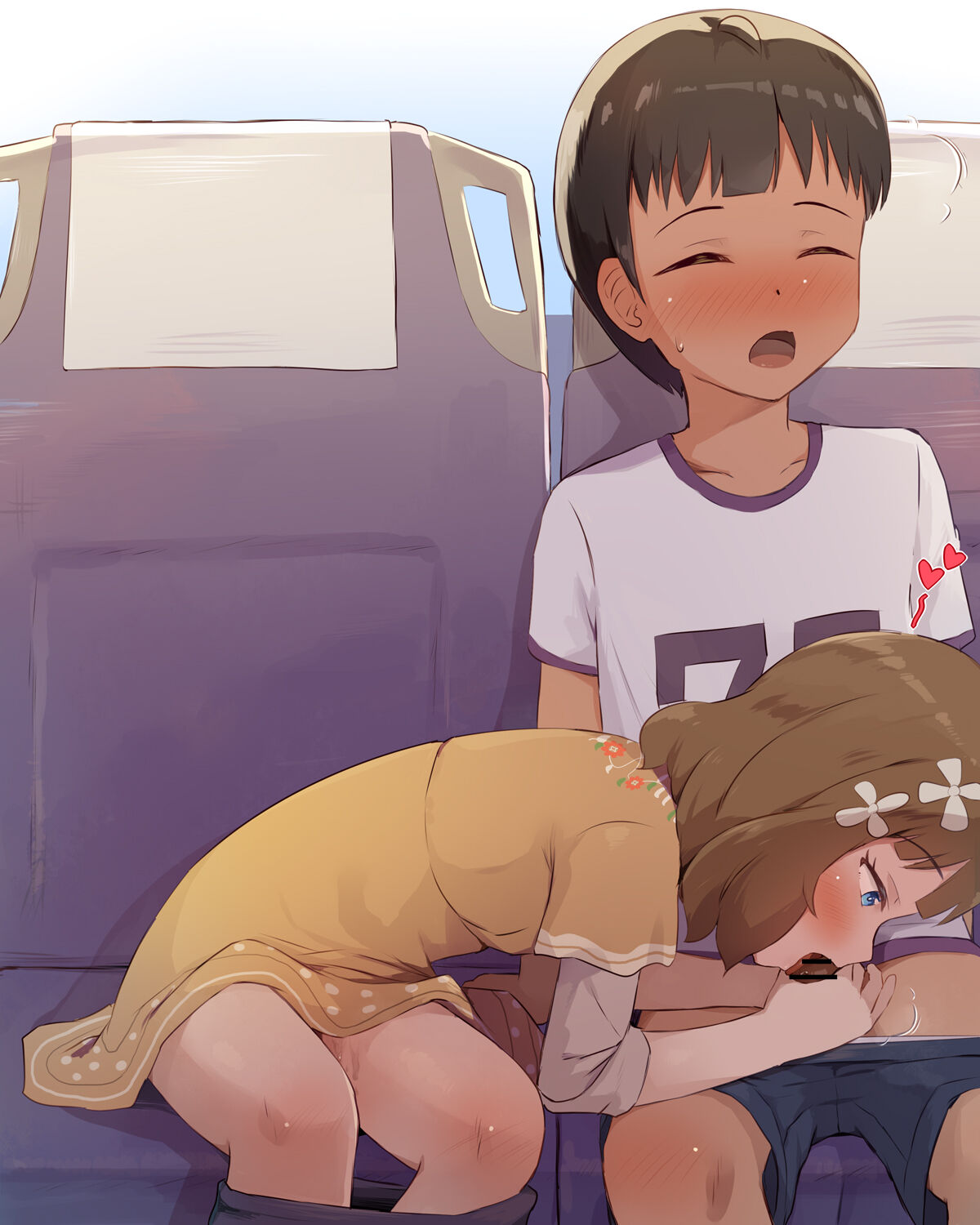 遠足中のバスの後部座席で、いつものをこっそりと page 7 full